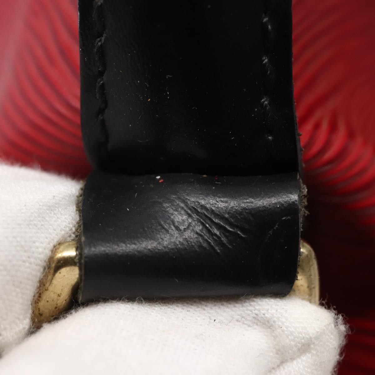 Louis Vuitton Bicolor Petit Noe Handbag Epi Leather, RED, LEATHER, Handbag