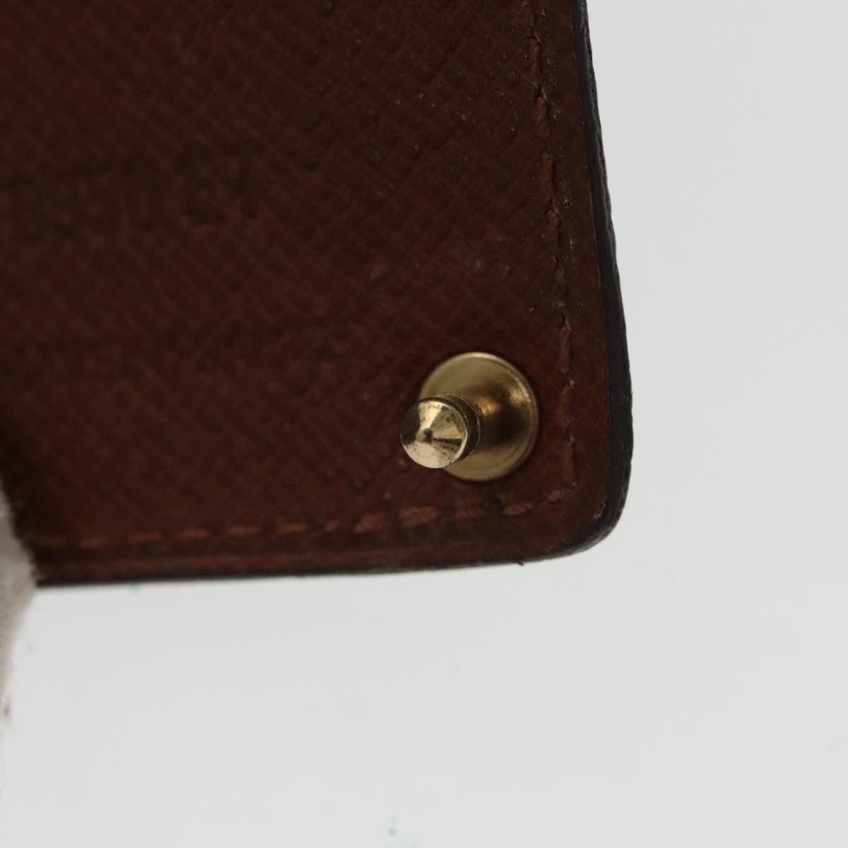 Louis Vuitton Porte Cartes Pression Card Case Monogram Canvas, BROWN, CANVAS, Card Holders