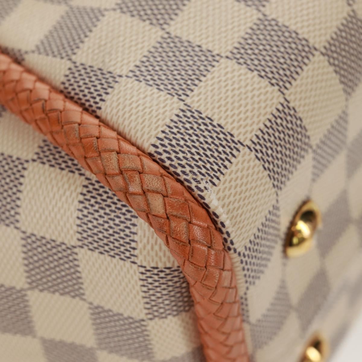 Louis Vuitton Propriano Handbag Damier, WHITE, CANVAS, Tote bag