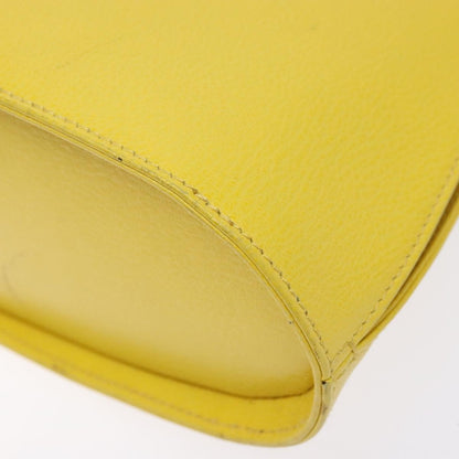 Salvatore Ferragamo Wanda Top Handle Shoulder Bag Leather, YELLOW, LEATHER, Handbag