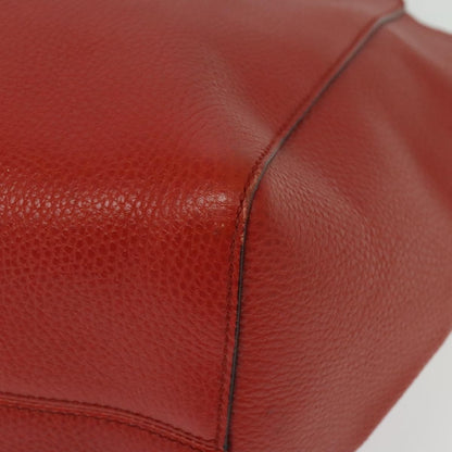 Gucci Swing Tote Leather, RED, LEATHER, Tote bag