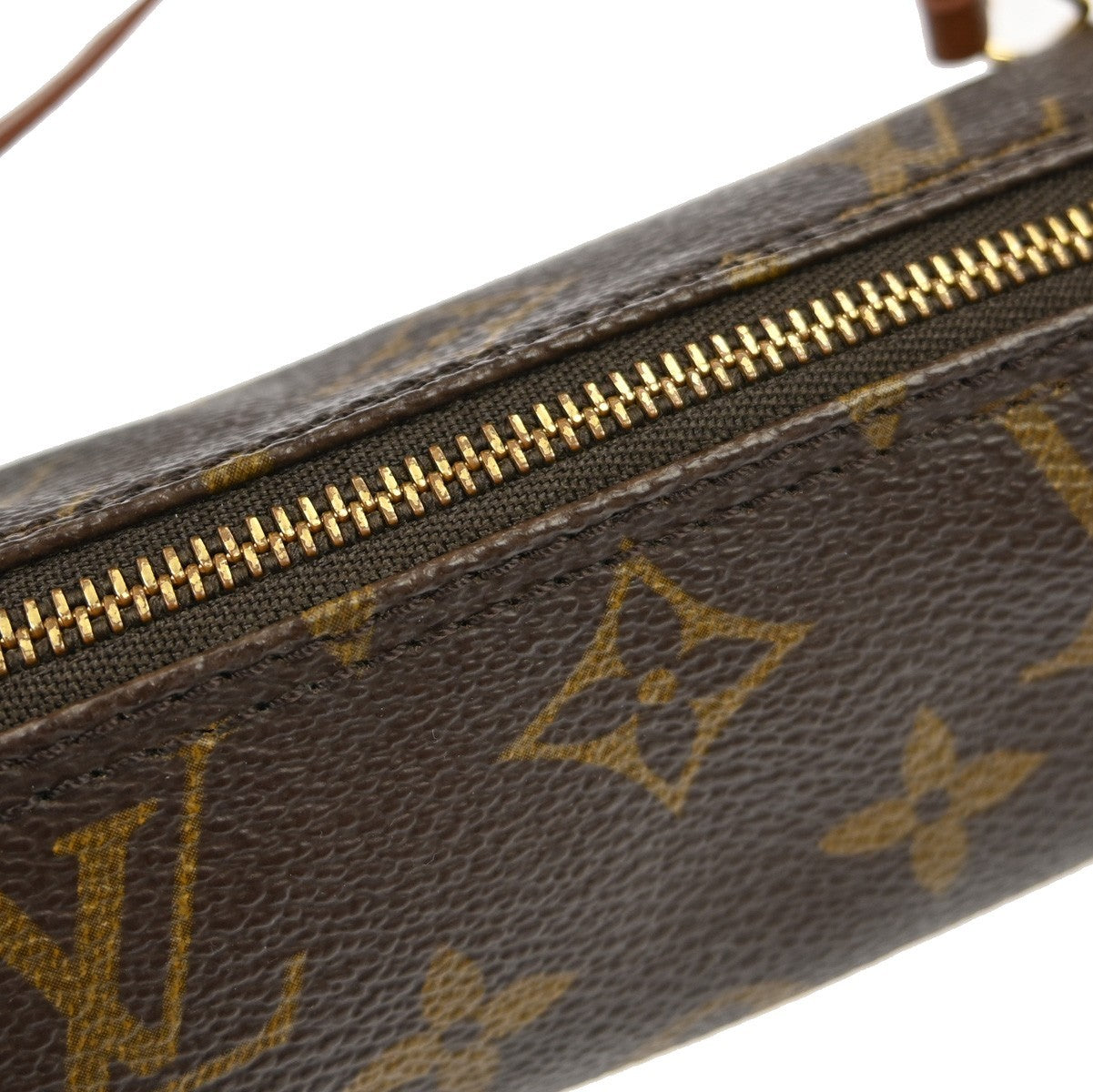 Louis Vuitton Papillon Pochette Monogram Canvas, BROWN, CANVAS, Clutche & pouche