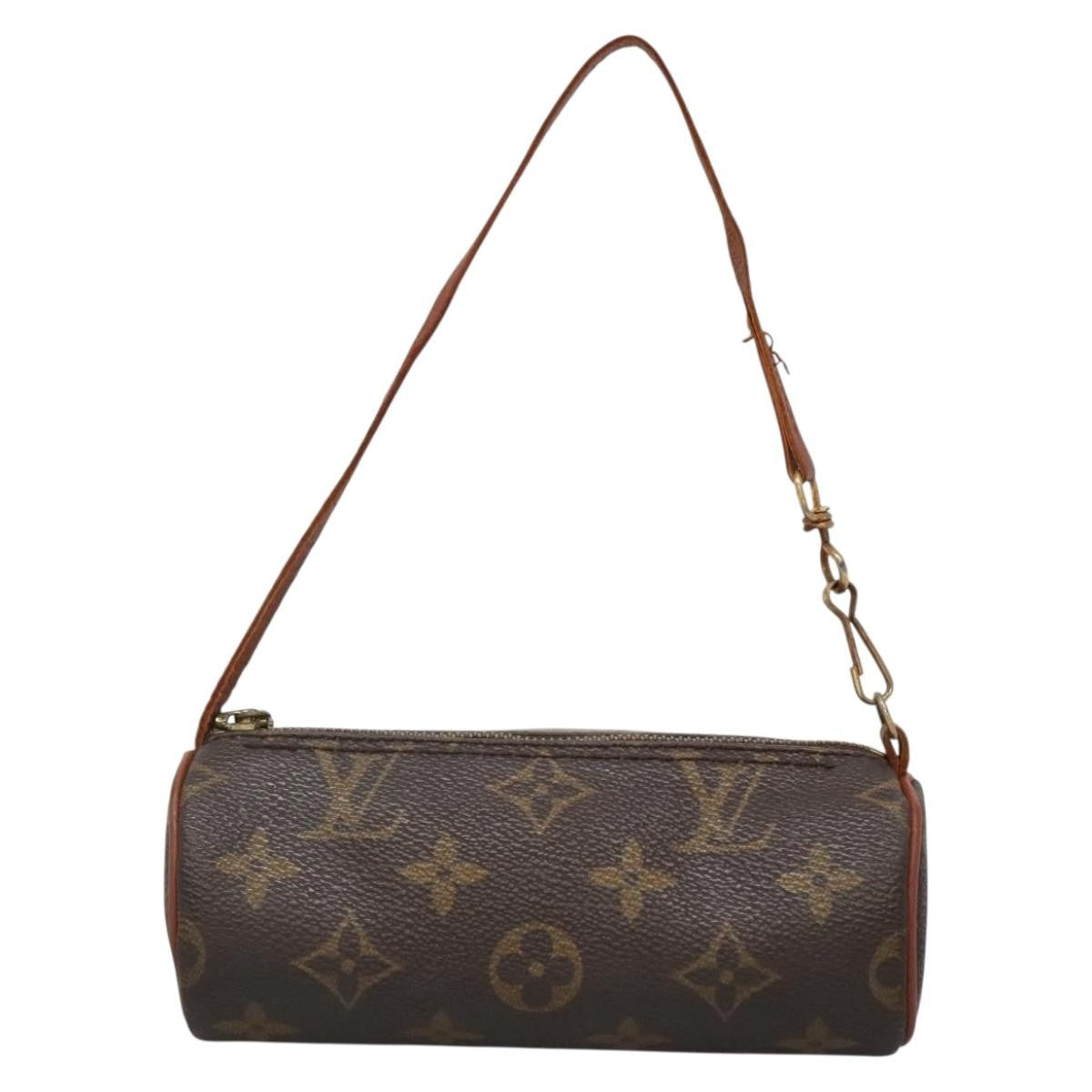 Louis Vuitton Papillon Pochette Monogram Canvas, BROWN, CANVAS, Handbag