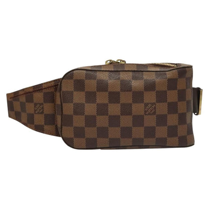 Louis Vuitton Geronimos Waist Bag Damier, BROWN, CANVAS, Travel bag