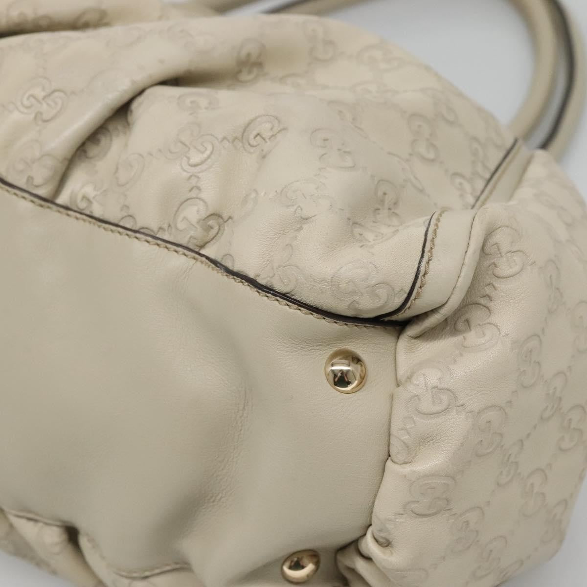 Gucci D-Ring Tote Guccissima Leather, WHITE, LEATHER, Tote bag
