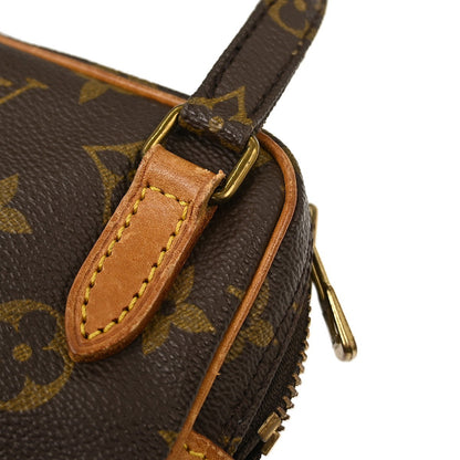 Louis Vuitton Pochette Marly Bandouliere Bag Monogram Canvas, BROWN, CANVAS, Shoulder bag