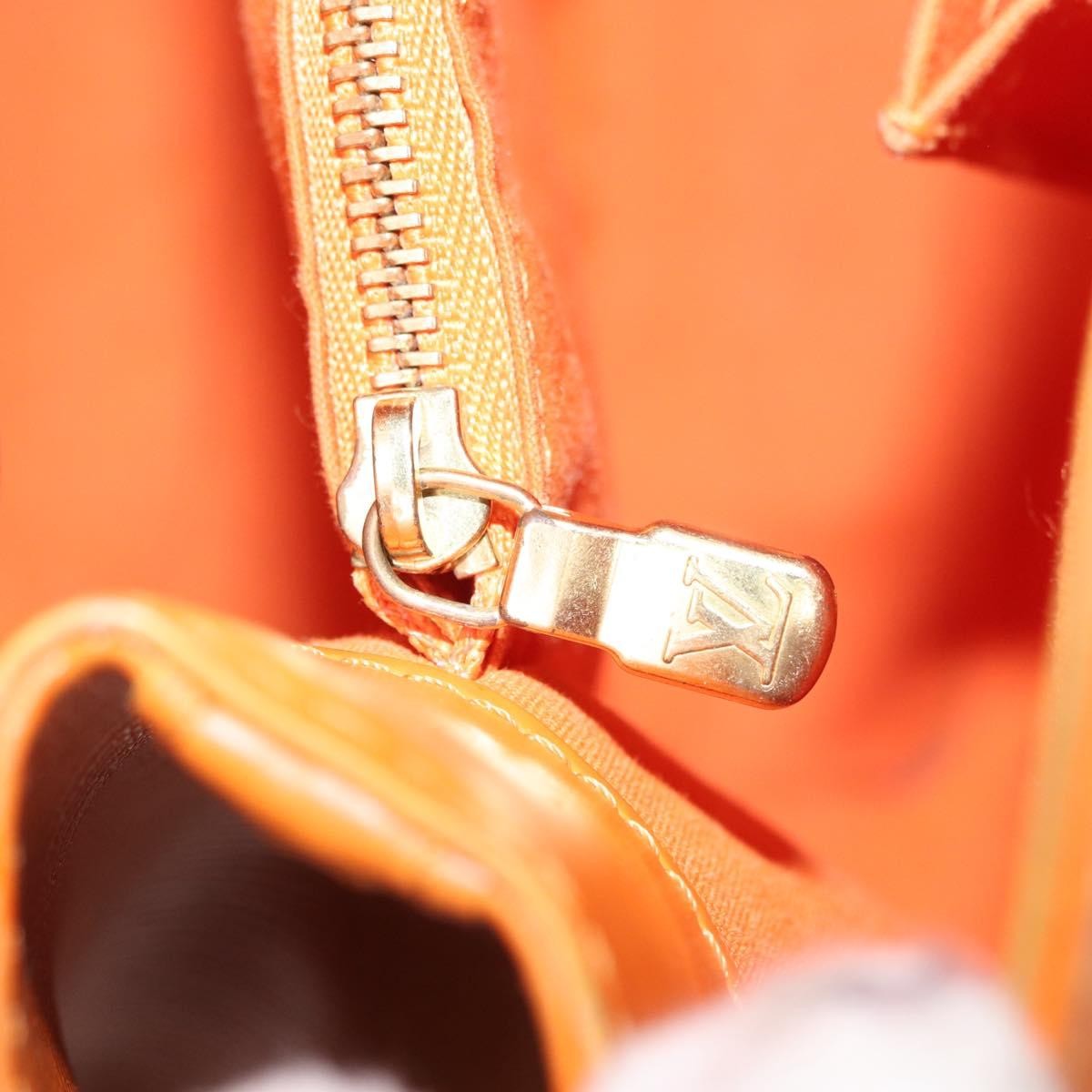 Louis Vuitton Mandara Handbag Epi Leather, ORANGE, LEATHER, Shoulder bag