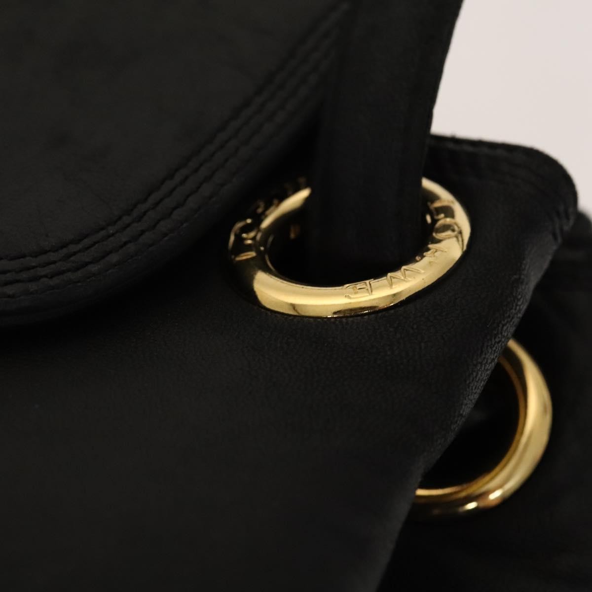 Loewe Anagram Shoulder Bag Leather, Black, Leather, Shoulder Bag