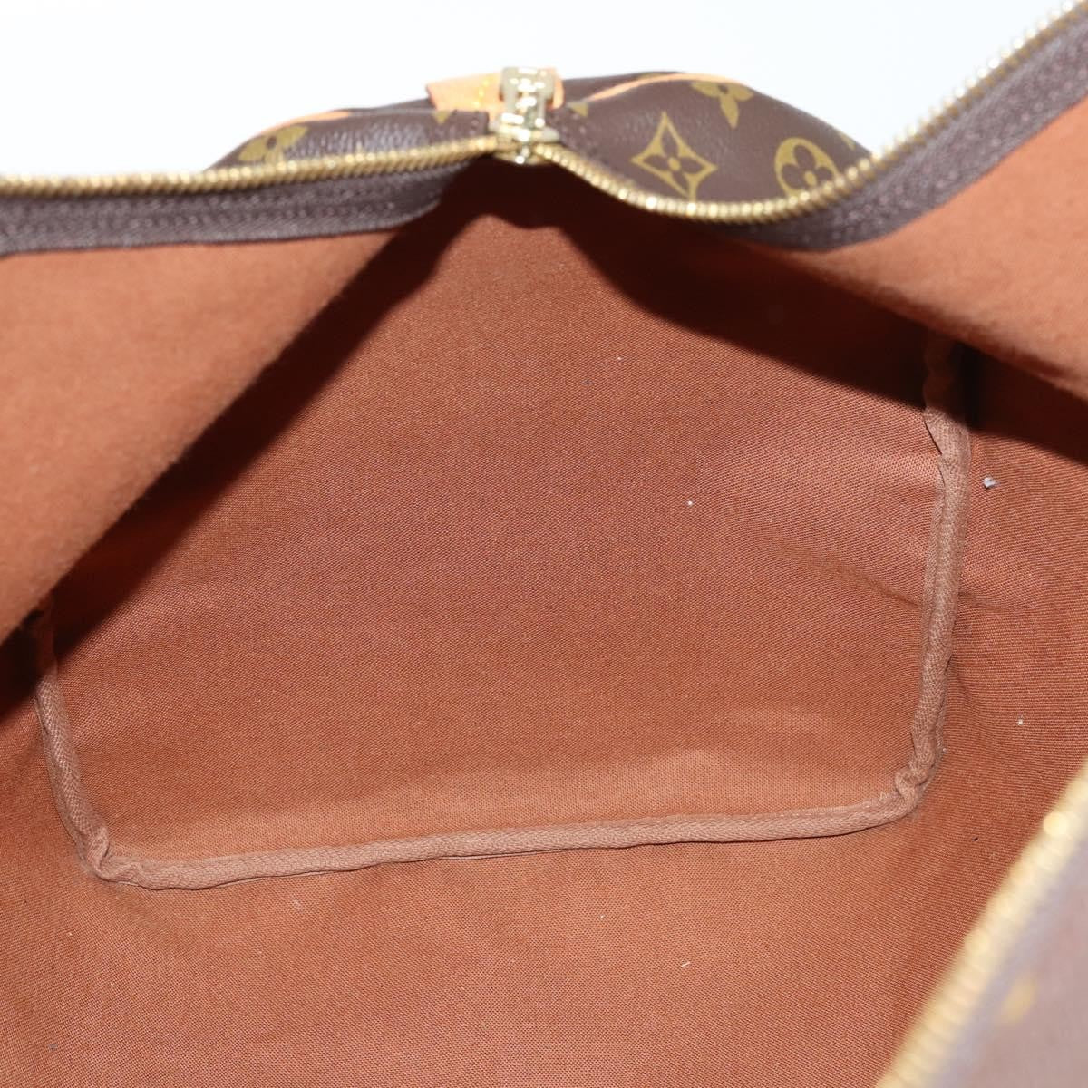 Louis Vuitton Keepall Bag Monogram Canvas, BROWN, CANVAS, Travel bag