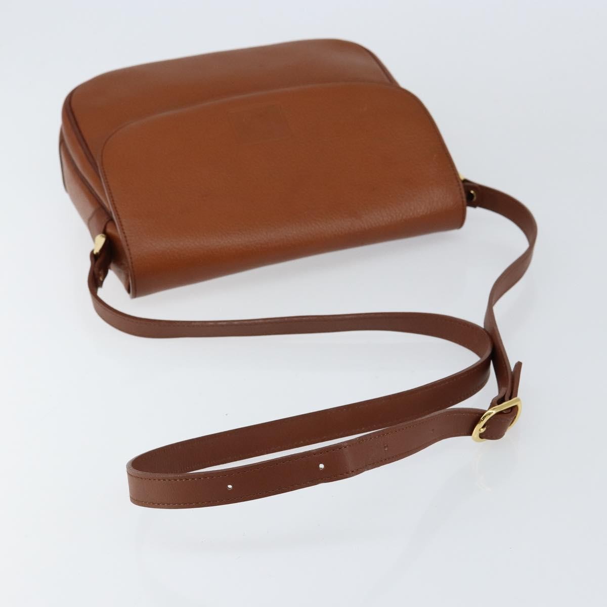 Burberry Vintage Shoulder Bag Leather, BROWN, LEATHER, Shoulder bag