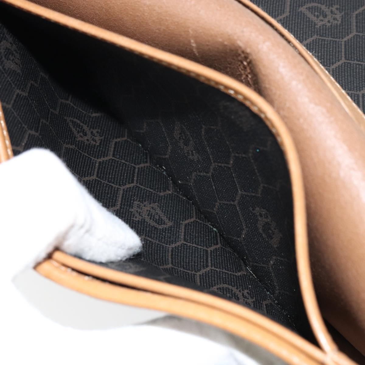 Christian Dior Vintage honeycomb clutch Canvas, BLACK, CANVAS, Clutche & pouche