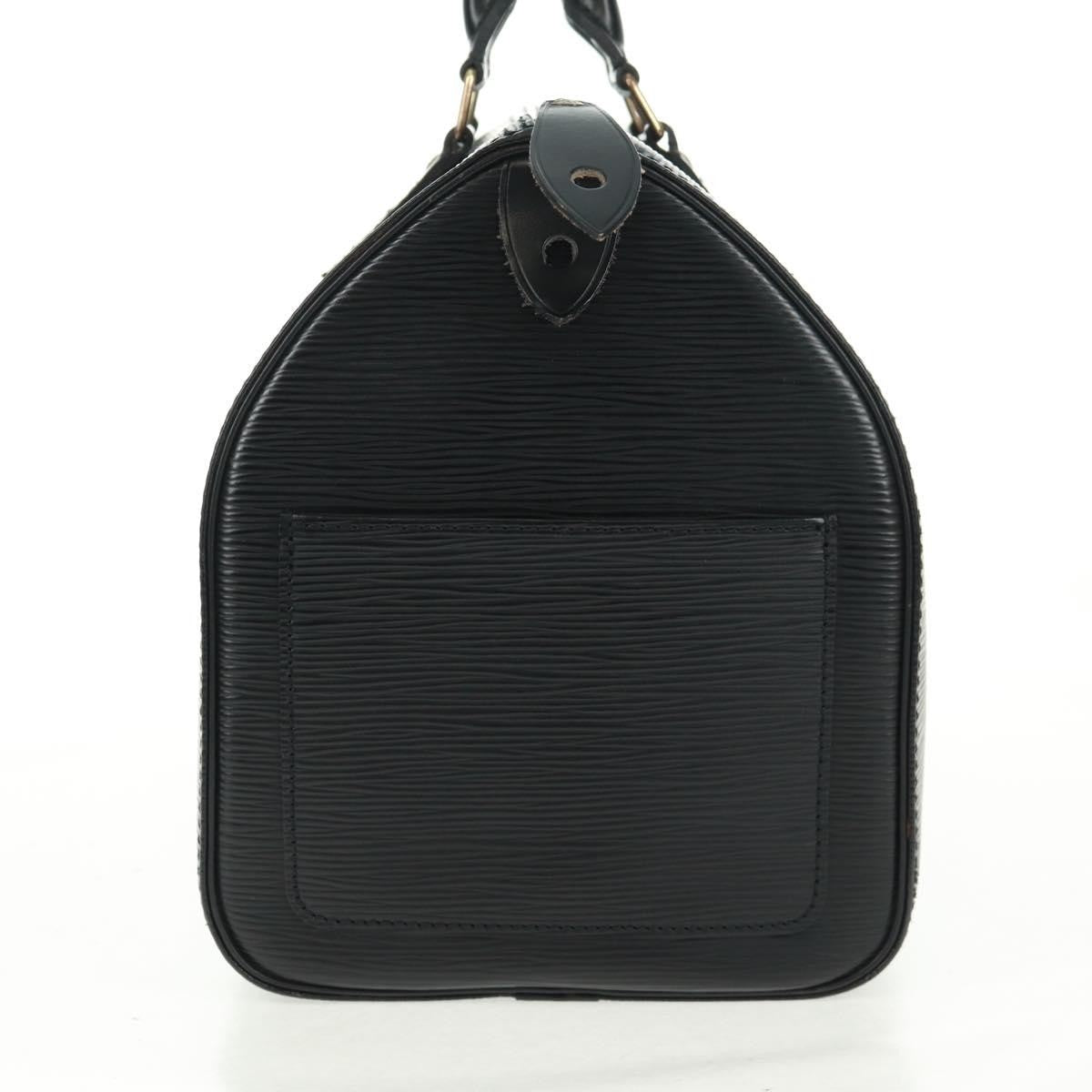 Louis Vuitton Speedy Handbag Epi Leather, BLACK, LEATHER, Handbag
