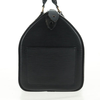 Louis Vuitton Speedy Handbag Epi Leather, BLACK, LEATHER, Handbag