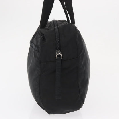 Prada Vintage Zip Handbag Tessuto, BLACK, NYLON, Handbag