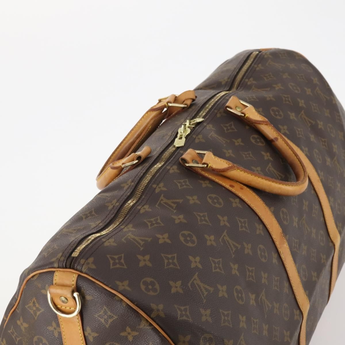 Louis Vuitton Keepall Bandouliere Bag Monogram Canvas, Brown, Canvas, Travel Bag