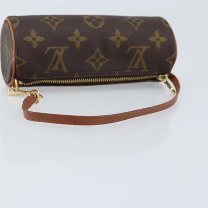 Louis Vuitton Papillon Pochette Monogram Canvas, BROWN, CANVAS, Clutche & pouche