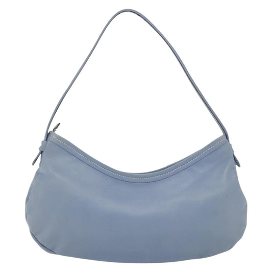 Salvatore Ferragamo Vala Shoulder Bag Leather, BLUE, LEATHER, Shoulder bag