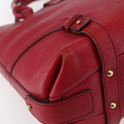 Salvatore Ferragamo Vintage Handbag Leather, RED, LEATHER, Handbag