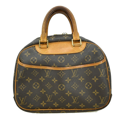 Louis Vuitton Trouville Handbag Monogram Canvas, BROWN, CANVAS, Handbag