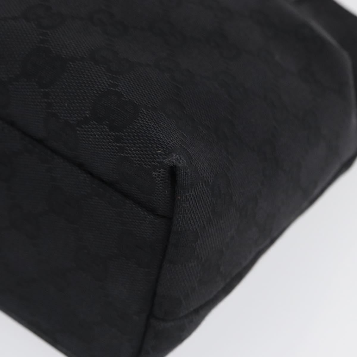 Gucci Double Pocket Tote GG Canvas, BLACK, CANVAS, Handbag