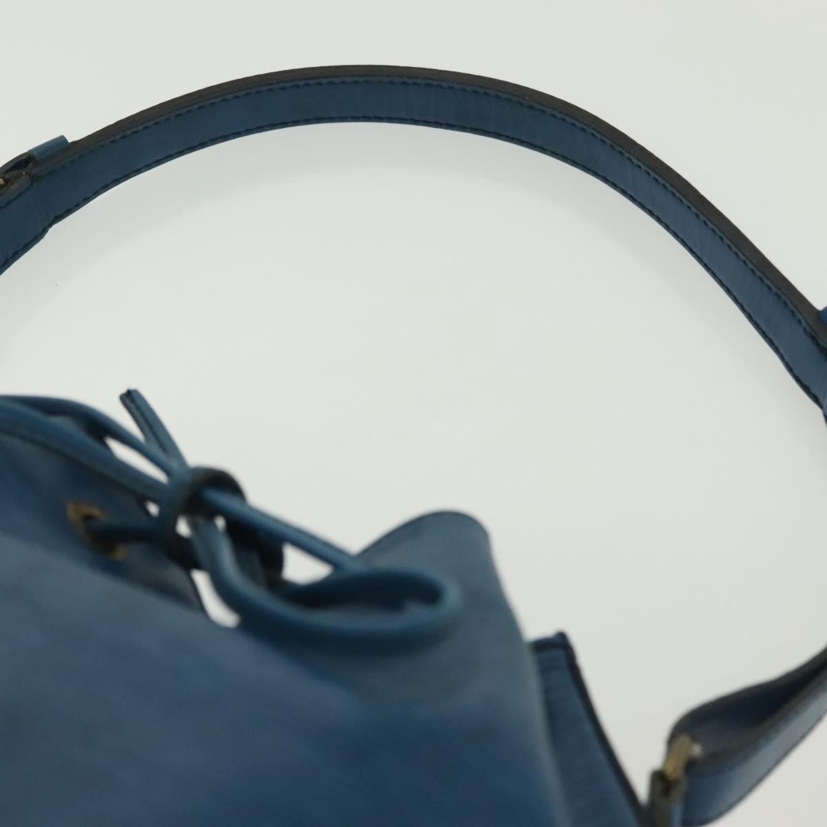 Louis Vuitton Petit Noe Handbag Epi Leather, BLUE, LEATHER, Handbag