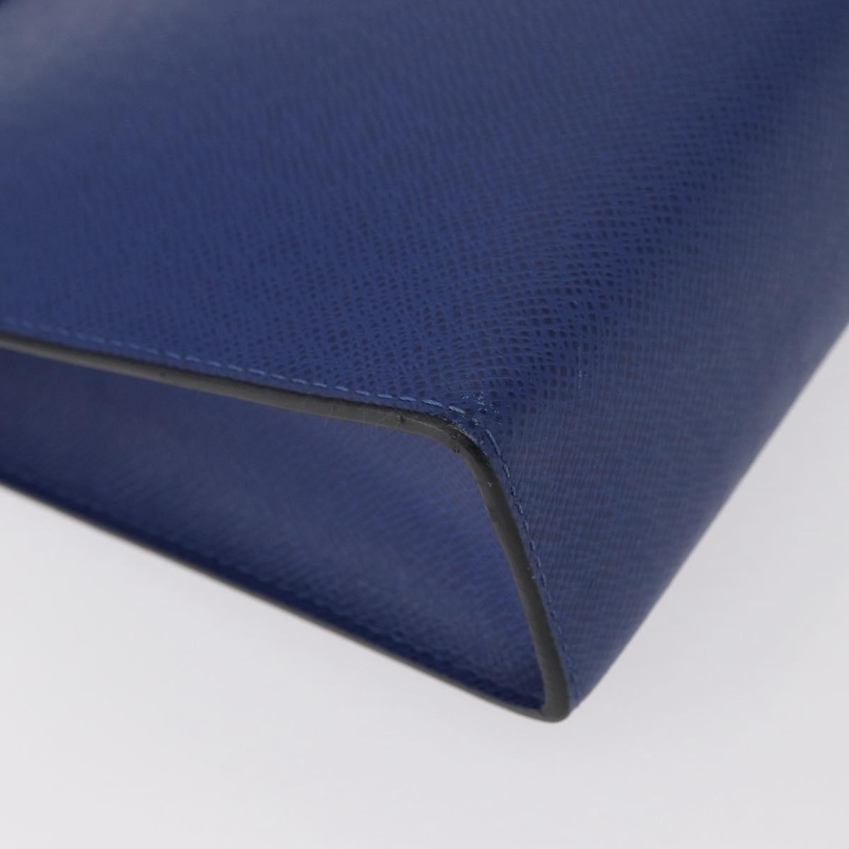 Louis Vuitton Pochette Voyage Taiga Leather, Blue, Leather, Clutch
