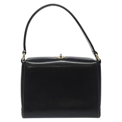 Gucci Vintage Convertible Box Crossbody Bag Leather, BLACK, LEATHER, Handbag