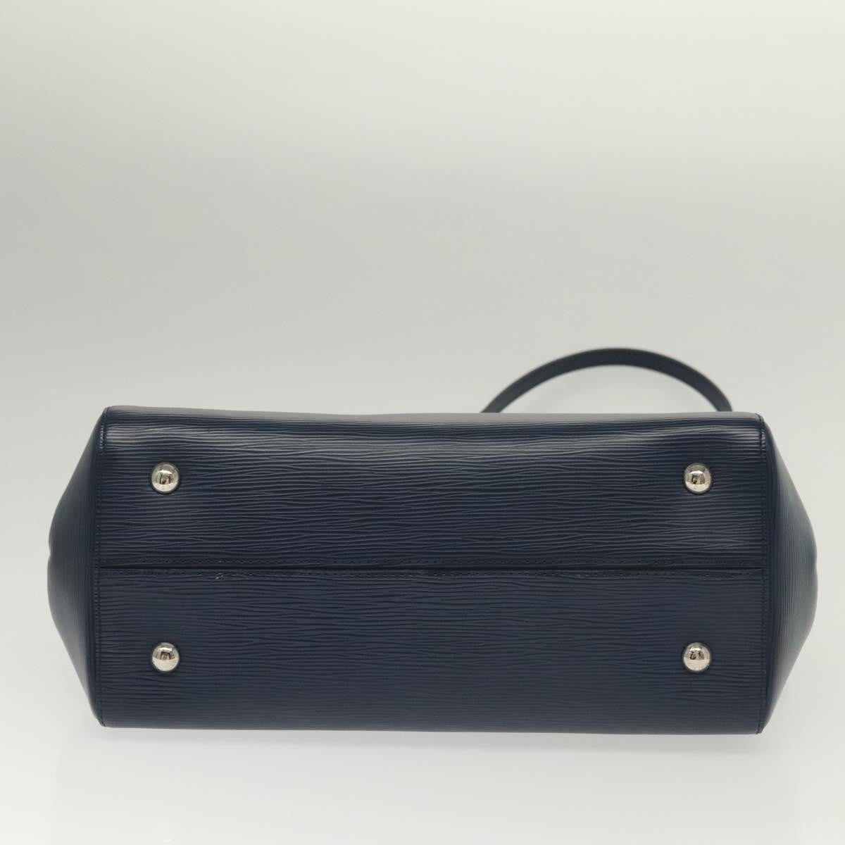 Louis Vuitton Marly Handbag Epi Leather, NAVY, LEATHER, Handbag