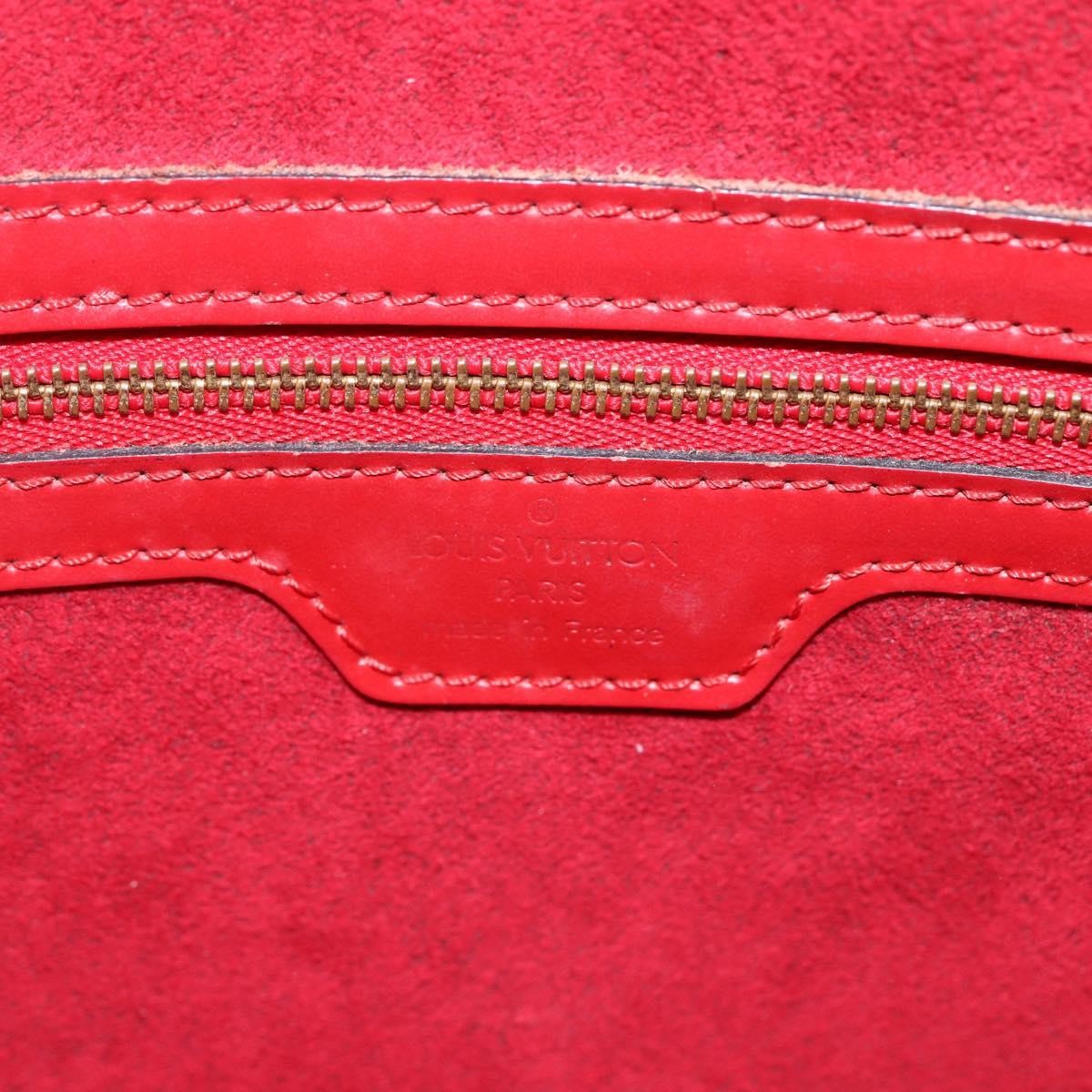 Louis Vuitton Lussac Handbag Epi Leather, RED, LEATHER, Shoulder bag