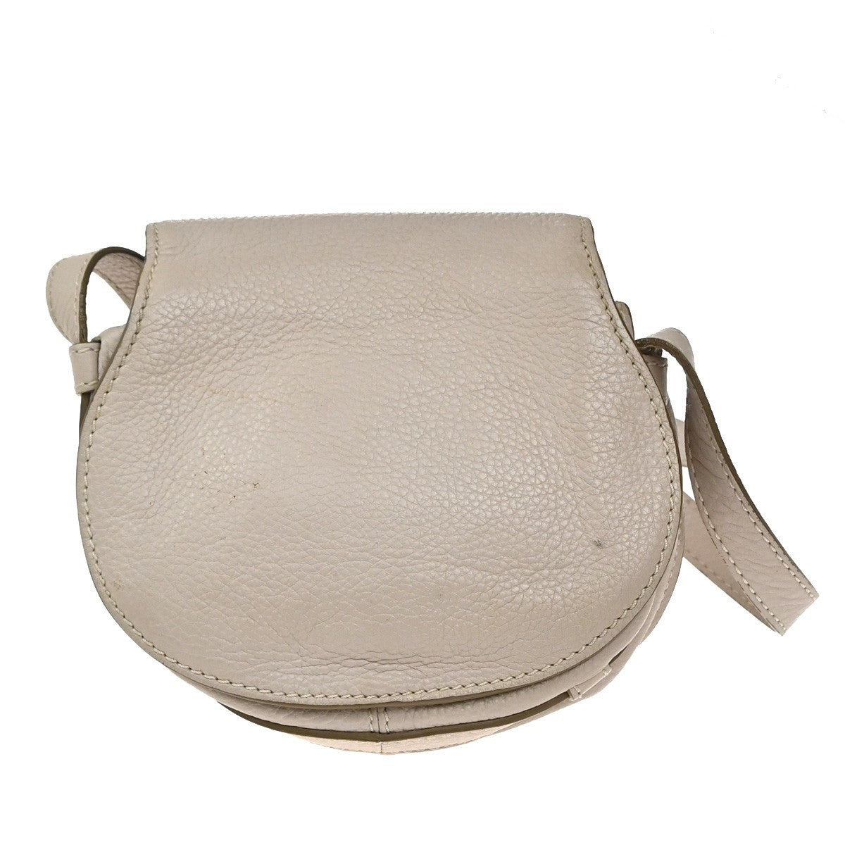 Chloe Marcie Crossbody Bag Leather, BEIGE, LEATHER, Shoulder bag