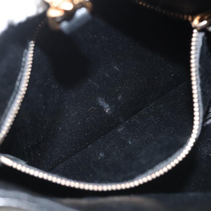 Prada Bow Shoulder Bag Vernice Saffiano Leather, BLACK, LEATHER, Shoulder bag