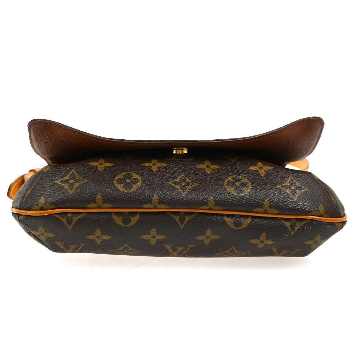 Louis Vuitton Musette Tango Handbag Monogram Canvas, Brown, Canvas, Shoulder Bag