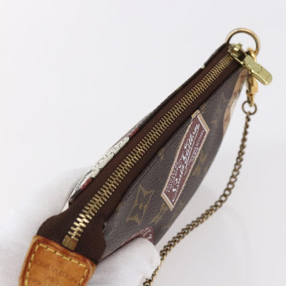Louis Vuitton Mini pochette accessoire Limited edition Monogram canvas, BROWN, CANVAS, Accessory