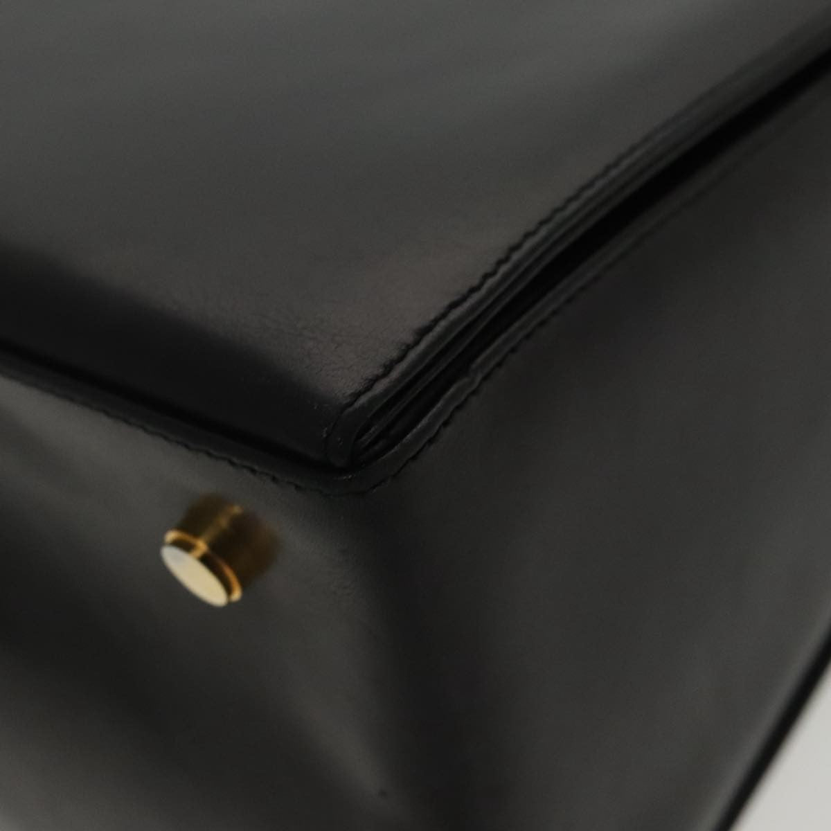 Salvatore Ferragamo Gancini Convertible Top Handle Bag Leather, BLACK, LEATHER, Handbag