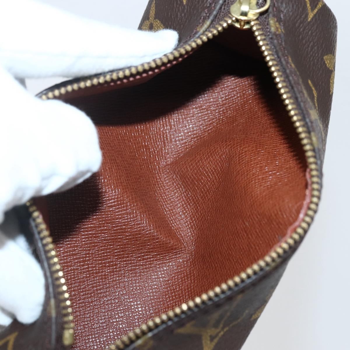 Louis Vuitton Papillon Pochette Monogram Canvas, BROWN, CANVAS, Crossbody bag