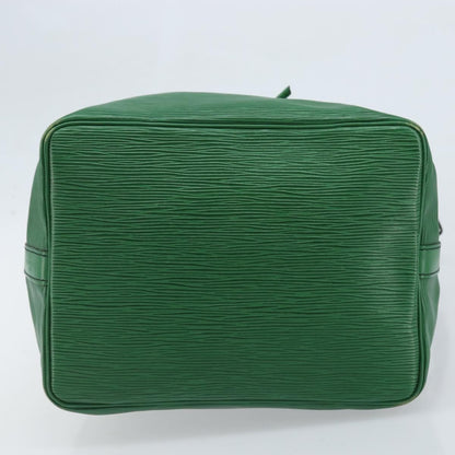 Louis Vuitton Petit Noe Handbag Epi Leather, Green, Leather, Shoulder Bag