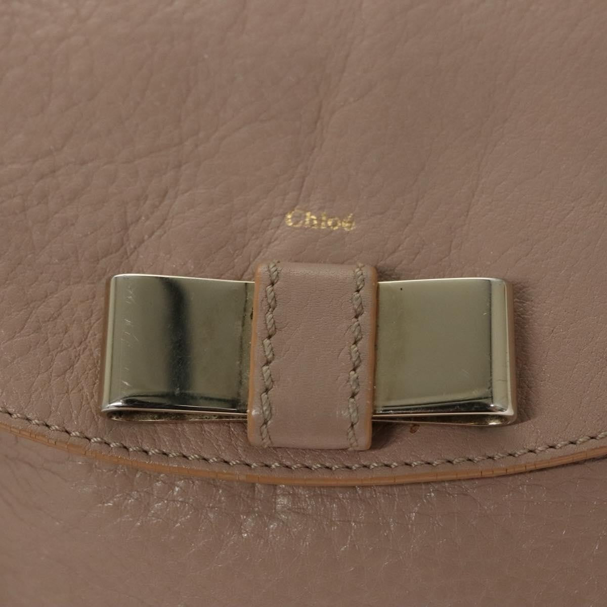 Chloe Lily Handbag Leather, Pink, Leather, Handbag