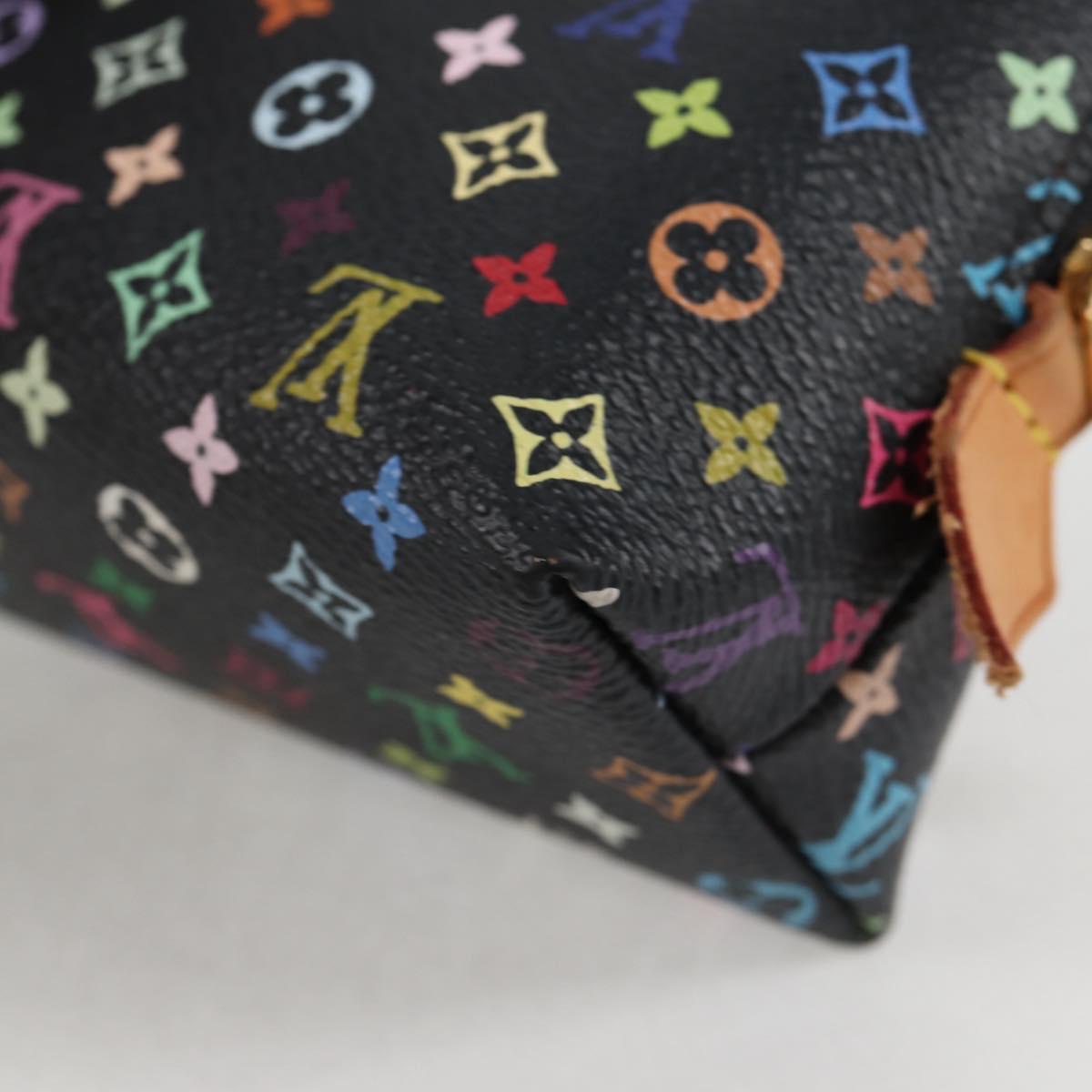 Louis Vuitton Cosmetic Pouch Monogram Multicolor, MULTICOLOUR, CANVAS, Toiletry Case
