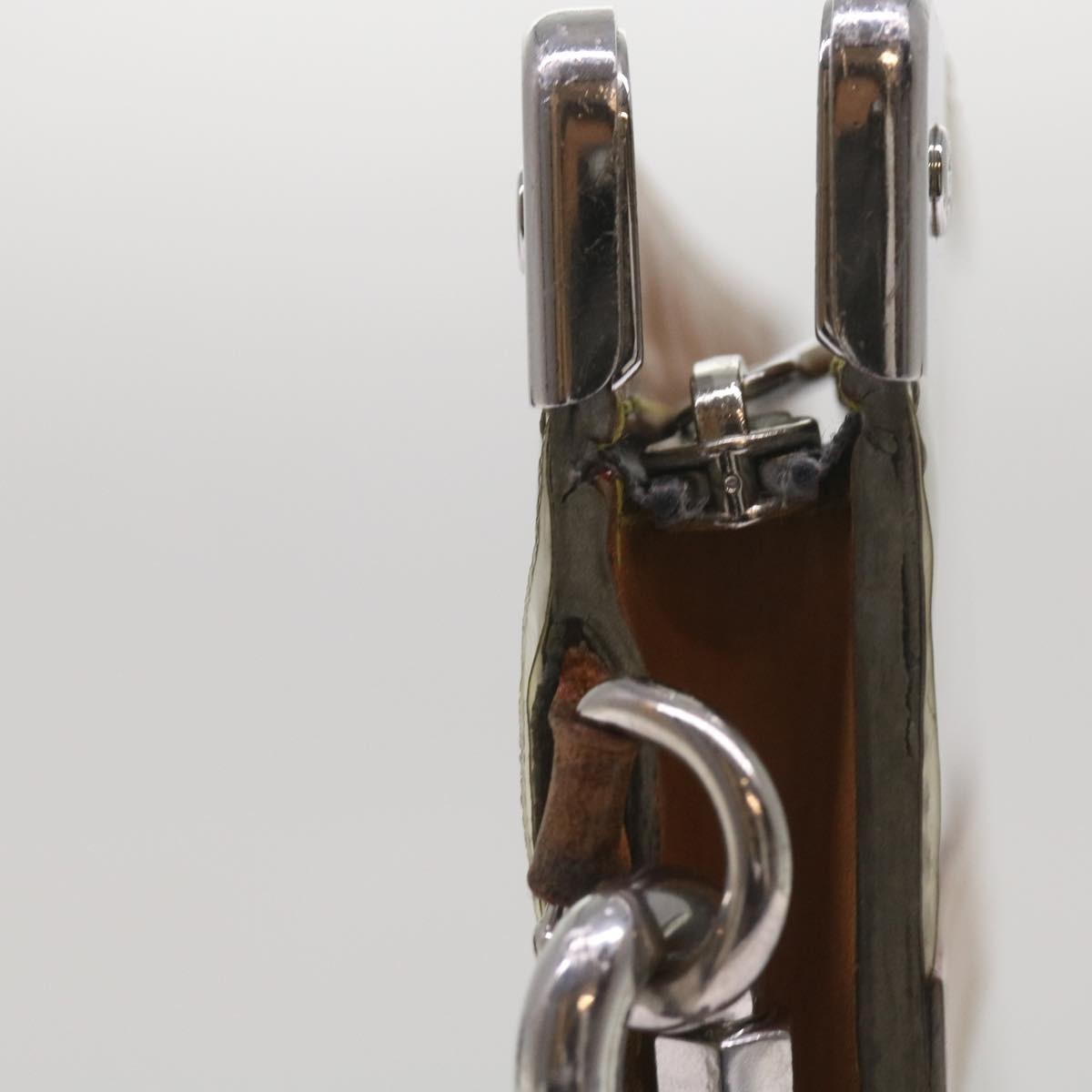 Louis Vuitton Trunk Pouch Monogram Mirror Coated Canvas, SILVER, CANVAS, Clutche & pouche