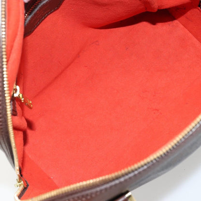 Louis Vuitton Triana Bag Damier, Brown, Canvas, Handbag