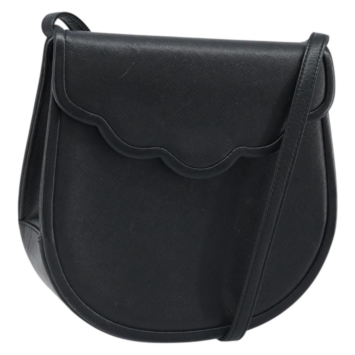 Saint Laurent Vintage Shoulder Bag Leather, Black, Leather, Shoulder Bag