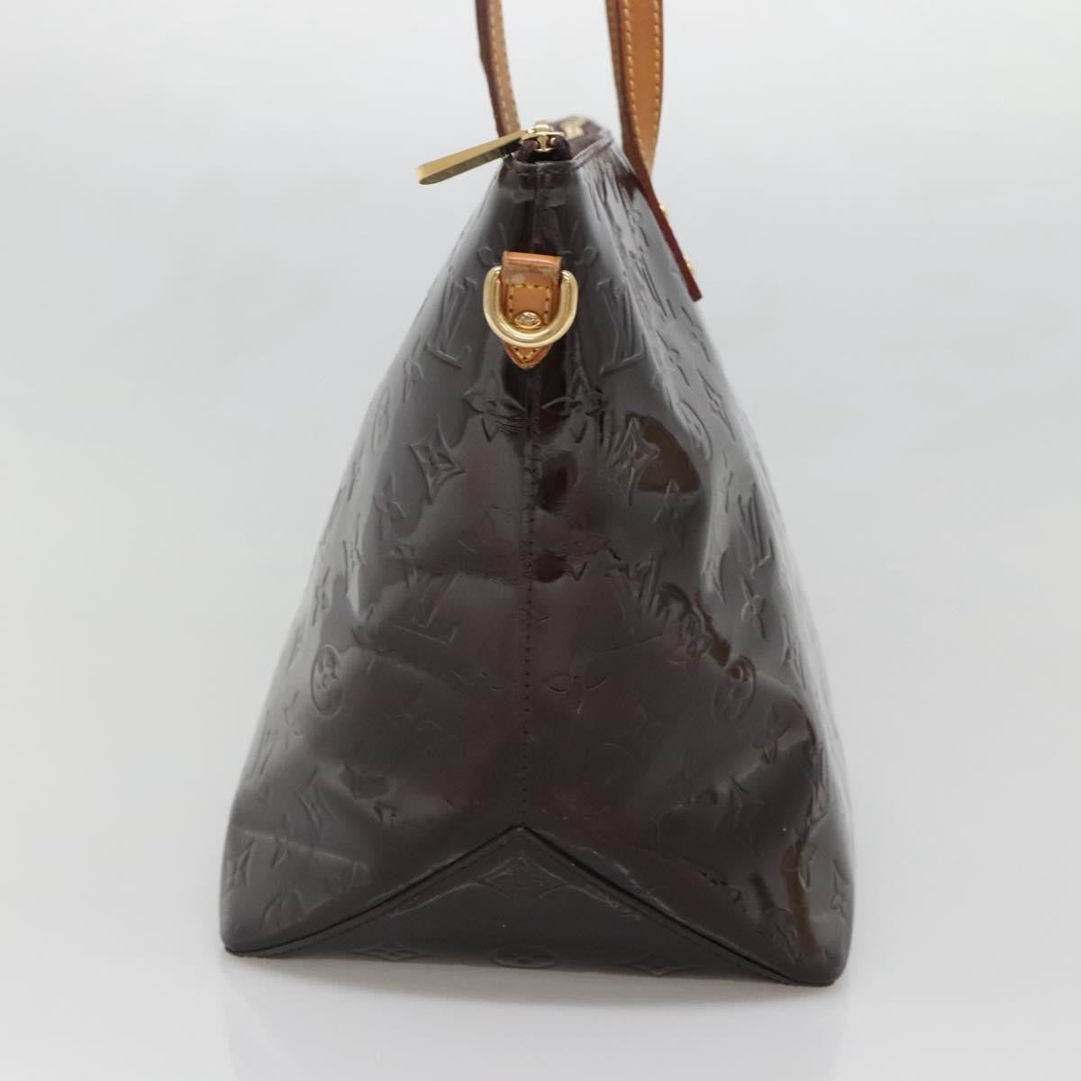 Louis Vuitton Bellevue Handbag Monogram Vernis, BURGUNDY, PATENT_LEATHER, Tote bag