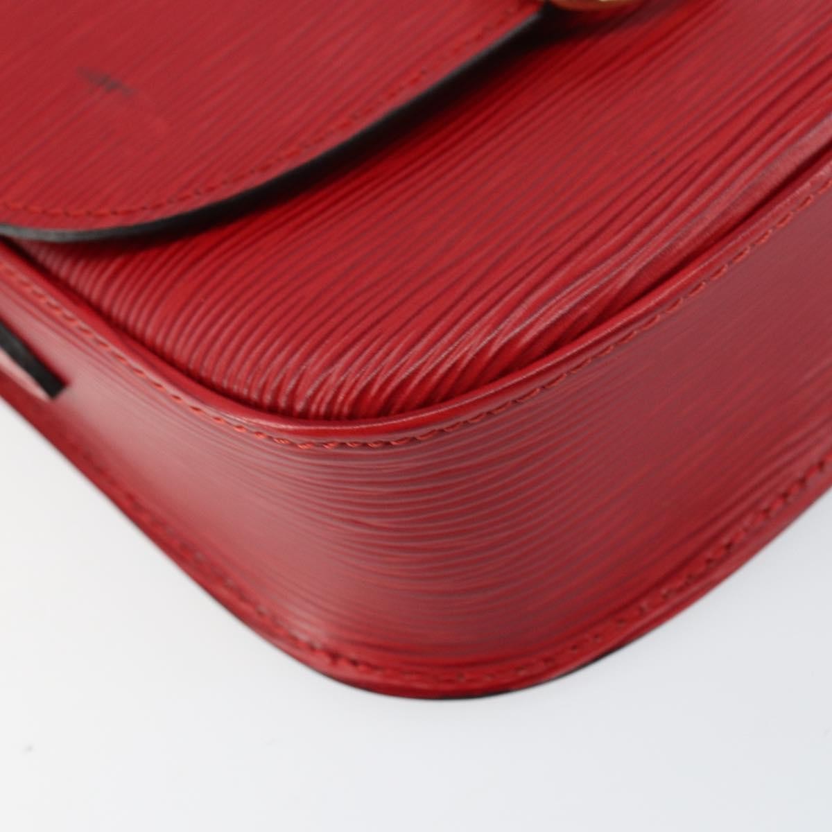 Louis Vuitton Saint Cloud Handbag Epi Leather, RED, LEATHER, Shoulder bag