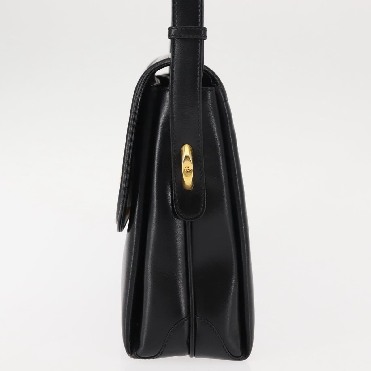 Gucci Vintage Shoulder Bag Leather, BLACK, LEATHER, Shoulder bag