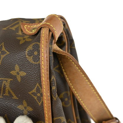 Louis Vuitton Saumur Handbag Monogram Canvas, BROWN, CANVAS, Shoulder bag