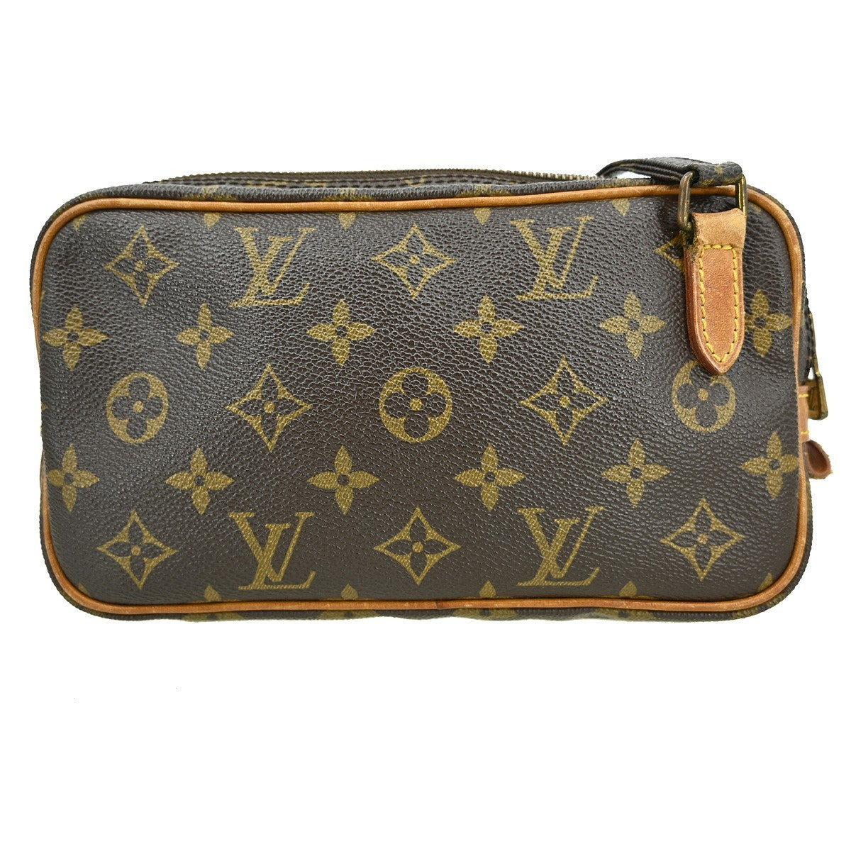 Louis Vuitton Pochette Marly Bandouliere Bag Monogram Canvas, BROWN, CANVAS, Shoulder bag