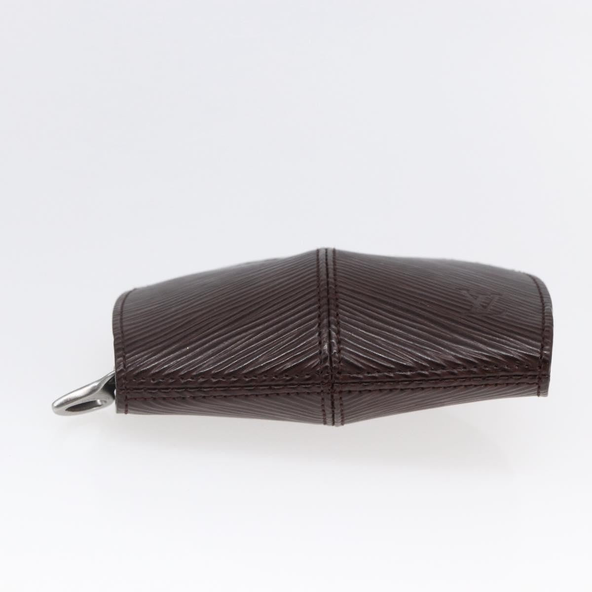 Louis Vuitton Demi Lune Coin Purse Epi Leather, BROWN, LEATHER, Wallets