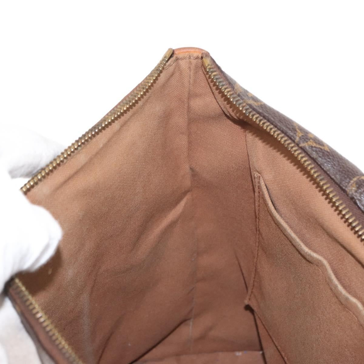 Louis Vuitton Porte-Documents Jour NM Bag Macassar Monogram Canvas, BROWN, CANVAS, Shoulder bag