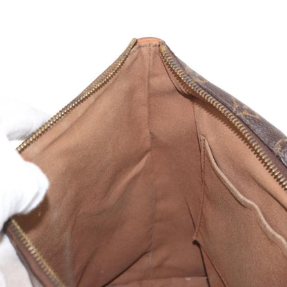 Louis Vuitton Porte-Documents Jour NM Bag Macassar Monogram Canvas, BROWN, CANVAS, Shoulder bag