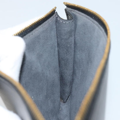 Louis Vuitton Pochette Accessoires Epi Leather, BLACK, LEATHER, Clutche & pouche